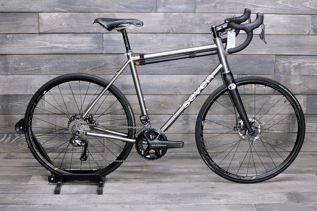 56cm Seven Evergreen SL titanium gravel bike