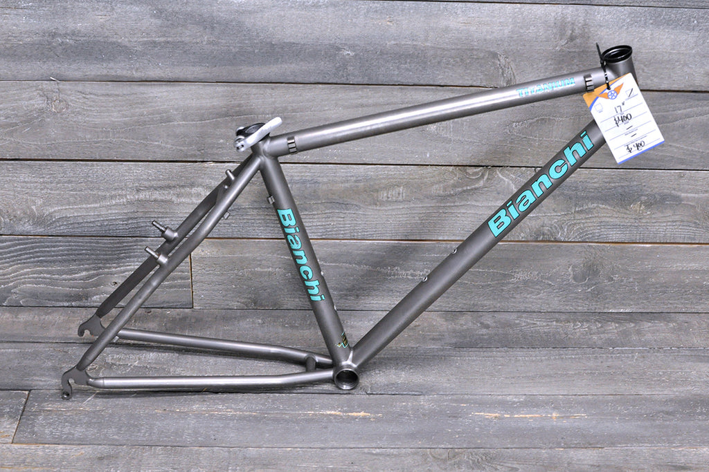 17" Bianchi Titanium MTB frame