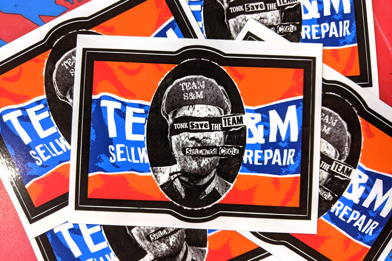"Tonk Save The Team" - sticker